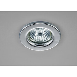 Inspired Downlight encastré fixe GU10 chrome poli (ampoule non incluse)