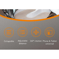 Universal Porte-téléphone arrière de voiture Porte-téléphone arrière pliable Montage d'appuie-tête de voiture Porte-téléphone mobile universel Tablette 360 degrés Pivotant Porte-téléphone mobile | Porte-téléphone Rep. pas cher