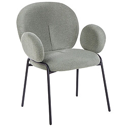 Acheter Beliani Chaise de salle à manger ELY Set de 2 Bouclé Vert foncé