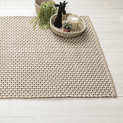 Avis Atmosphera, Createur D'Interieur Tapis en jute croisillon au format rectangulaire - 120 x 170 cm - Beige