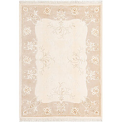 Vidal Tapis de laine 206x150 beige Darya