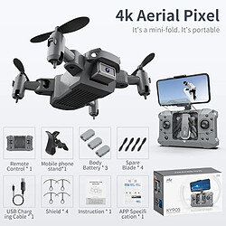 KY905 Mini Drone 4K / 1080P Caméra Quadricoptère RC Pliable 1080P Trois Batterie