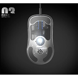 Universal Souris de jeu 18 000 CPI Pro Capteur optique 8 boutons Interrupteur mécanique RGB Souris légère pas cher