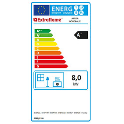 La Nordica Extraflame Poêle à granulés de bois 8kw bordeaux - 1283500 - NORDICA EXTRAFLAME