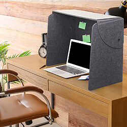 Avis Cloison acoustique de bureau FLEXMIUT FOLD 80x60x40 pliable / autoportante plastique gris hjh OFFICE