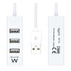 Avis Totalcadeau Multiplicateur de port USB Blanc X3 pas cher