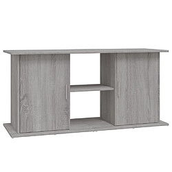 vidaXL Support pour aquarium sonoma gris 121x41x58cm bois d'ingénierie