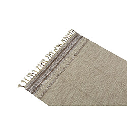 Alter Tapis boston moderne, style kilim, 100% coton, beige, 170x110cm