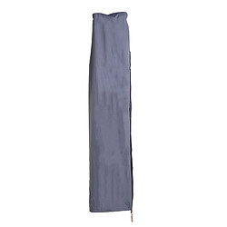 Decoshop26 Housse de protection pour parasols déportés jusqu'à 4,3 m (3x3 m) housse avec fermeture éclair bleu 04_0002640