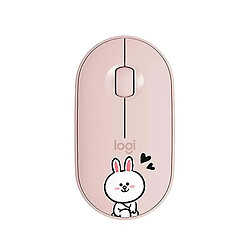 Universal Yyh souris infructueuse souris Bluetooth Slim pour ordinateur portable (rose)