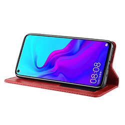 Wewoo Housse Coque Étui en cuir à boucle magnétique avec texture rétro et pour Hunova 4, support emplacements pour cartes porte-monnaie (rouge) pas cher