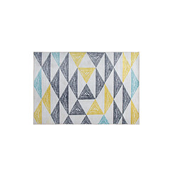 Acheter Beliani Tapis 230 x 160 cm motif triangulaire multicolore KALEN