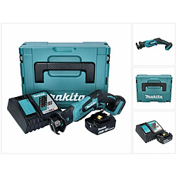 Makita DJR 185 RT1J Scie sabre récipro sans fil 18 V + 1x Batterie 5.0 Ah + Chargeur + Coffret Makpac