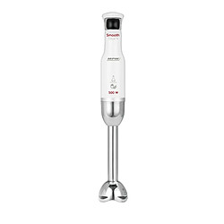 Mixeur Plongeant détachable, bras en acier inoxydable, fonction Soft Touch, 500, Blanc/Gris, MPM, MBL-27