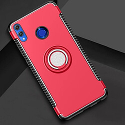 Wewoo Coque Etui de protection magnétique anneau rotation 360 degrés pour HuHonor 8X (rouge)