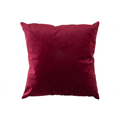 Dansmamaison Coussin Carre Velours Rouge/Bordeaux