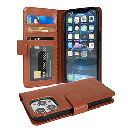 Cadorabo Coque iPhone 13 PRO MAX Etui en Brun