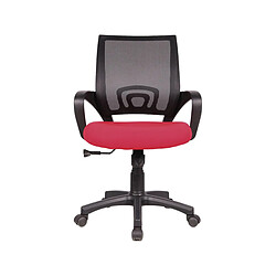 Habitat Et Jardin Fauteuil de bureau à roulettes Dana - Noir/Rouge