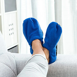 Shop Story SHOP-STORY - HOT SOX BLUE : Chaussons Chauffants Micro-Ondes