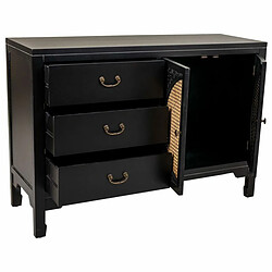 Avis Buffet Alexandra House Living Noir Rotin Bois d'épicéa 36 x 73 x 106 cm