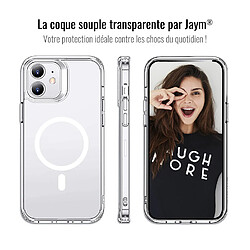 Avis JAYM - Coque Souple Transparente compatible avec [ APPLE IPHONE 16 ] - Souple et résistante - Traitement Anti-jaunissement - Anti-bulles