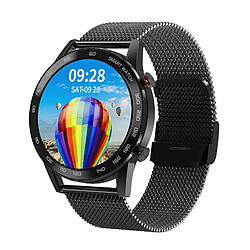 Universal Smartwatch Bluetooth Appelé Podomètre Contrôle de santé Entreprise Smartwatch IP68 Traceur de fréquence cardiaque étanche | Smartwatch (noir)