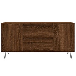 Acheter vidaXL Table basse chêne marron 102x44,5x50 cm bois d'ingénierie