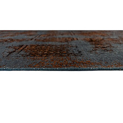 Avis Vidal Tapis de laine 192x137 Bleu Vintage Royal