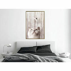 Paris Prix Affiche Murale Encadrée Piercing Look 40 x 60 cm Or