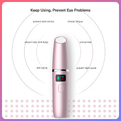 Universal Masseur électrique des yeux E01 Vibrations Anti-rides Soin à l'humidité Effacer les cercles sombres LED Beauty Eye Soin Stylo Appareil de massage | Appareil de beauté à usage domestique