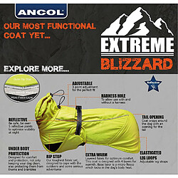 Avis Ancol Extreme Blizzard Manteau pour Chien Haute visibilité 25 cm XS