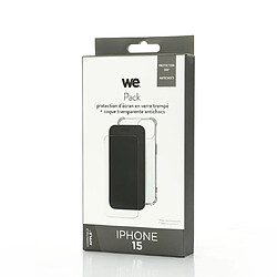 Avis WE PACK Verre Trempé + Coque iPhone 15