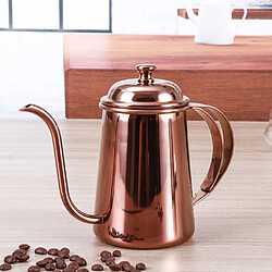 Inodore Main Goutte à Goutte Pot De Café Sur Gooseneck Bouilloire 650ml Rosegold