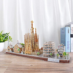 Avis CubicFun Puzzle 3D City Line Barcelone (Tachan MC256h)