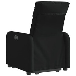 Acheter vidaXL Fauteuil inclinable électrique noir tissu