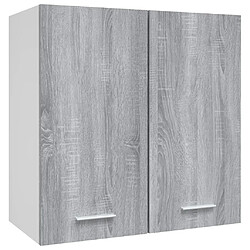 vidaXL Armoire suspendue Sonoma gris 60x31x60 cm Bois d'ingénierie