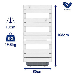 Acheter Chauffage sèche-serviette 1000W + soufflant 750W - blanc - Voltman