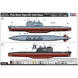 Acheter Hobby Boss Maquette Sous-marins Pla Navy Type 031 Golf Class