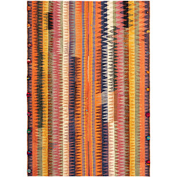 Vidal Tapis de laine 204x141 orange Jajim