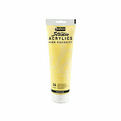 Pebeo Peinture acrylique opaque - Jaune de Naples - 250 ml