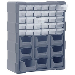 Avis vidaXL Organisateur multi-tiroirs avec 39 tiroirs 38x16x47 cm