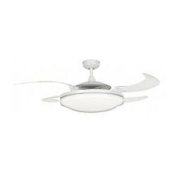 Boutica-Design Ventilateur Evo2 122cm Blanc Rétractable