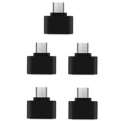 adaptateur de haute qualité micro usb à usb otg pour les appareils Android noir