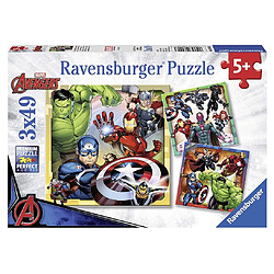 Ravensburger Puzzle 3x49 pièces Avengers