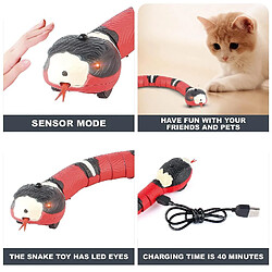 Jouet serpent intelligent à détection Usb Jouets interactifs électroniques pour chien Jouets pour chat Fête