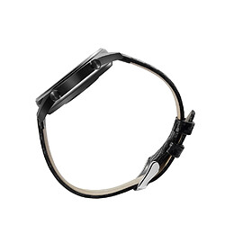 Acheter Bracelet en cuir véritable Grain de fibre de carbone de 22mm noir pour votre Huawei Watch GT