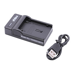 vhbw chargeur Micro USB avec câble pour appareil photo JVC BN-V408, BN-V408U, BN-V416, BN-V416U.