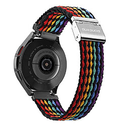 Bracelet en nylon DUX DUCIS 22mm, élastique tressé pour votre Samsung Galaxy Watch 3 45mm - Rayures foncées