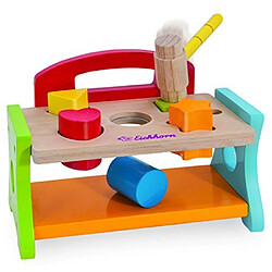 Eichhorn - 100005090 - Établi avec marteau en Bois - 7 pièces - multicolore