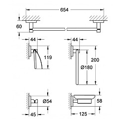 Kiamami Valentina kiamami_valentina Set d'accessoires salle de bain GROHE